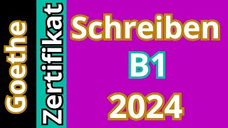 Goethe Zertifikat B1 – Schreiben Teil 1 [upl. by Ahseken128]