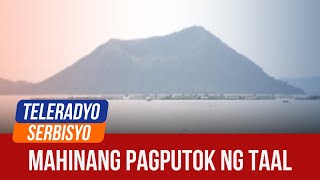 Minor phreatic eruption at Taal volcano recorded PHIVOLCS  Teleradyo Serbisyo 25 September 2024 [upl. by Angie]