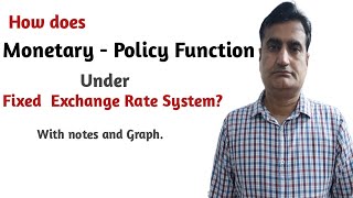 115 How does Monetary Policy function under Fixed Exchange Rate System  Monetary Policy Role [upl. by Lilaj]