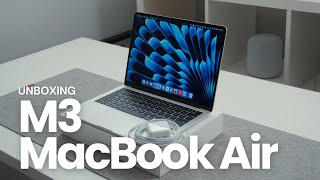 M3 MacBook Air Unboxing [upl. by Mcmurry]