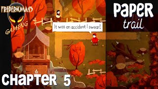 Paper Trail CHAPTER 5 Autumn Walkthrough  All Achievements All Origami Locations [upl. by Sitsuj399]