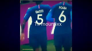 Célébration de umtiti face a la Belgique Remix [upl. by Nohsal137]