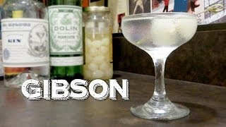 Gibson  the Classic Cocktail That Is Not to Be Confused with a Martini [upl. by Volin]