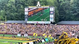 Appalachian State Football Entrance vs ECU 2023 [upl. by Acalia]