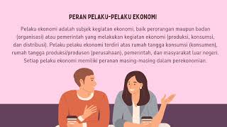 PPT PERAN PELAKUPELAKU EKONOMI [upl. by Zeralda780]