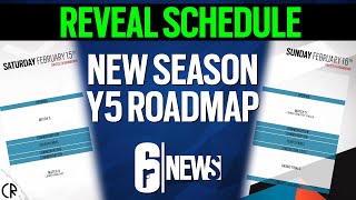 New Season amp Y5 Roadmap Reveal Schedule  6News  Tom Clancys Rainbow Six Siege [upl. by Ragouzis]