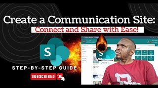 How to create SharePoint Communication Site from Scratch [upl. by Varhol]