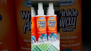 homebright wrinkle away spray [upl. by Ner832]