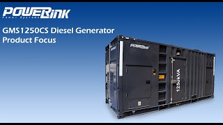 GMS1250CS Diesel Generator Product Focus [upl. by Zirkle897]