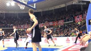 Delije navijanje u Nisu  Finale Kup Radivoje Korac  Crvena Zvezda  Partizan 7464  1902 [upl. by Trescha314]