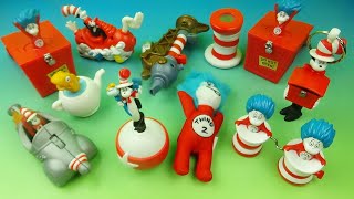 2003 Dr SEUSS THE CAT IN THE HAT set of 11 BURGER KING COLLECTIBLES VIDEO REVIEW [upl. by Atalanti]