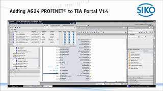 SIKO  Adding AG24 PROFINET® to TIA Portal V14 [upl. by Ihab467]