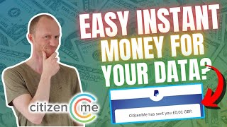 CitizenMe Review – Easy Instant Money for Your Data Full Tutorial  Payment Proof [upl. by Rybma]