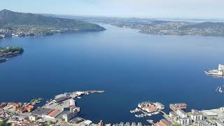 Stoltzekleiven 378 m Bergen Norway 20180519 [upl. by Olva365]