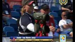 Jahna DavisJurenka v Jamie Van Natta – compound women’s semifinal  Porec 2006 World Cup stage 1 [upl. by Nay537]