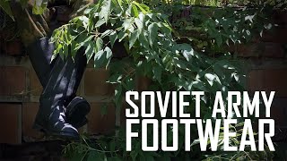 Jackboots and Footwraps  Soviet Army Footwear [upl. by Ydissahc]