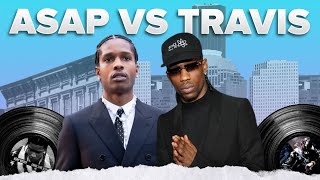 Truth Behind ASAP Rocky amp Travis Scott Beef 🥩  shorts [upl. by Atirabrab53]