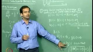 Mod01 Lec13 Numerical solution to the Blasius equation and similarity solution to heat transfer [upl. by Danialah]