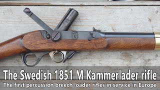 The Swedish 1851 M Kammerlader rifle  History and modern time shooting [upl. by Ramed]