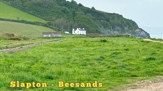 Drivestroll with us 6524 Slapton  Torcross  Stokenham  stroll at Beesands South Devon coast UK [upl. by Wonacott409]