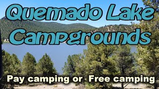 Quemado Lake Campgrounds  Pay Camping and where to camp for FREE [upl. by Akimaj]