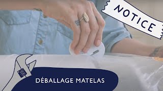 Tediber  Le déballage de lincroyable matelas [upl. by Riffle]