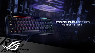 ROG Falchion Ace HFX  Compact amp Swift  ROG [upl. by Dianuj448]