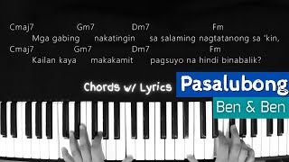 Pasalubong  BenampBen  Moira dela Torre Piano Cover Chords w Lyrics [upl. by Reppart119]