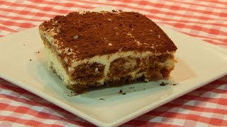 Receta de tarta de tiramisu fácil paso a paso [upl. by Airetal]