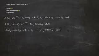 Napisz równania reakcji utleniania a etanalu b 2 metylopropanalu c butanonu [upl. by Keheley]