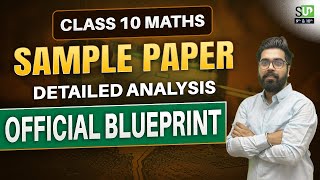 CBSE Class 10 Maths 202425 Sample Paper Detailed Analysis with Blueprint [upl. by Marala]