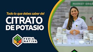 Citrato de Potasio Descubre los impresionantes beneficios dosis formas de consumo y uso adecuado [upl. by Enrobso]