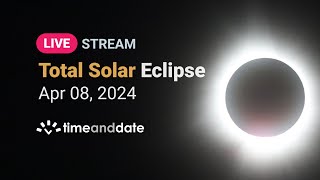 LIVE Total Solar Eclipse Great North American Eclipse  April 8 2024 [upl. by Craggie618]