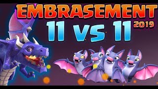 HDV11 Stratégie 3 Etoiles GDC  Dragon Ballon Bat Spell  Clash of Clans [upl. by Yhtac260]