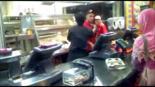 KFC Worker Loses it [upl. by Iredale]