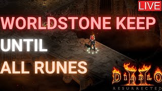 D2R  Worldstone Keep until all runes Day 2 [upl. by Justus]