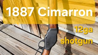 New Cimarron 1887 quotWinchesterquot lever action 12ga shotgun [upl. by Annayad]