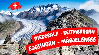 Riederalp  Bettmerhorn  Eggishorn  Märjelensee [upl. by Priscilla]