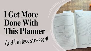 How I Plan My Days And Get More Done With This Planner [upl. by Ruhtracm]