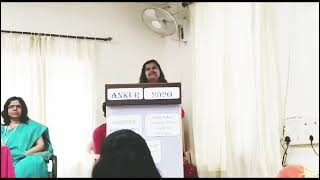 Ms Srushti Joshi Ankur2020 Psycho fest [upl. by Eneg461]