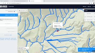 Delineating a Watershed using StreamStats [upl. by Roger]