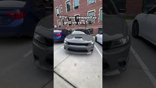 threw some nostrils on the v6⚡️ automobile 392charger dodgecar v6news cartok srt dodgecharger [upl. by Chinua]