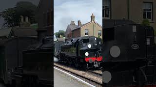 IVATT 2MT 41312 leaving ropley station with the arlesford shuttle service the watercress line [upl. by Nowad794]