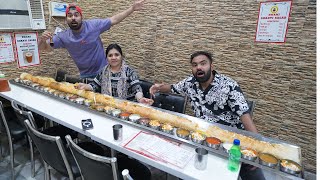 Eating Indias Largest Dosa Challenge 😱 Winners Get Apple watch Ultra🔥 [upl. by Adnertal144]