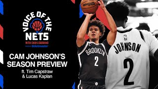 Previewing Cam Johnsons Third Season With Brooklyn Nets  Voice Of The Nets Podcast [upl. by Sikram747]