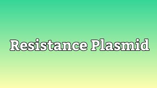 Resistance Plasmid  RPlasmid  Functions of Resistance Plasmid  Type of Plasmid  UrduHindi [upl. by Sirovat259]