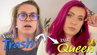 Von Trash zur Queen 👸 Glow Up Transformation zu Hause  Missesviolet 💜 [upl. by Uohk]