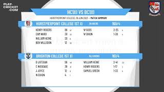 ECB Friendly  Hurstpierpoint College 1st XI v Brighton College 1st XI [upl. by Alfonso]