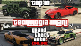 TOP 10 coches con TECNOLOGIA de IMANI  GTA Online [upl. by Manuela]