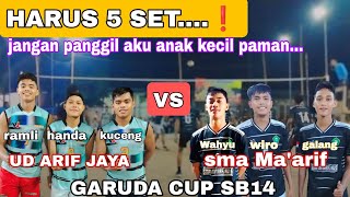 VOLLEYBALL KECIL CABE RAWIT RAMLI KUCENG HANDA VS GALANG WIRO WAHYU OPEN GARUDA CUP SB14 [upl. by Aikyt]